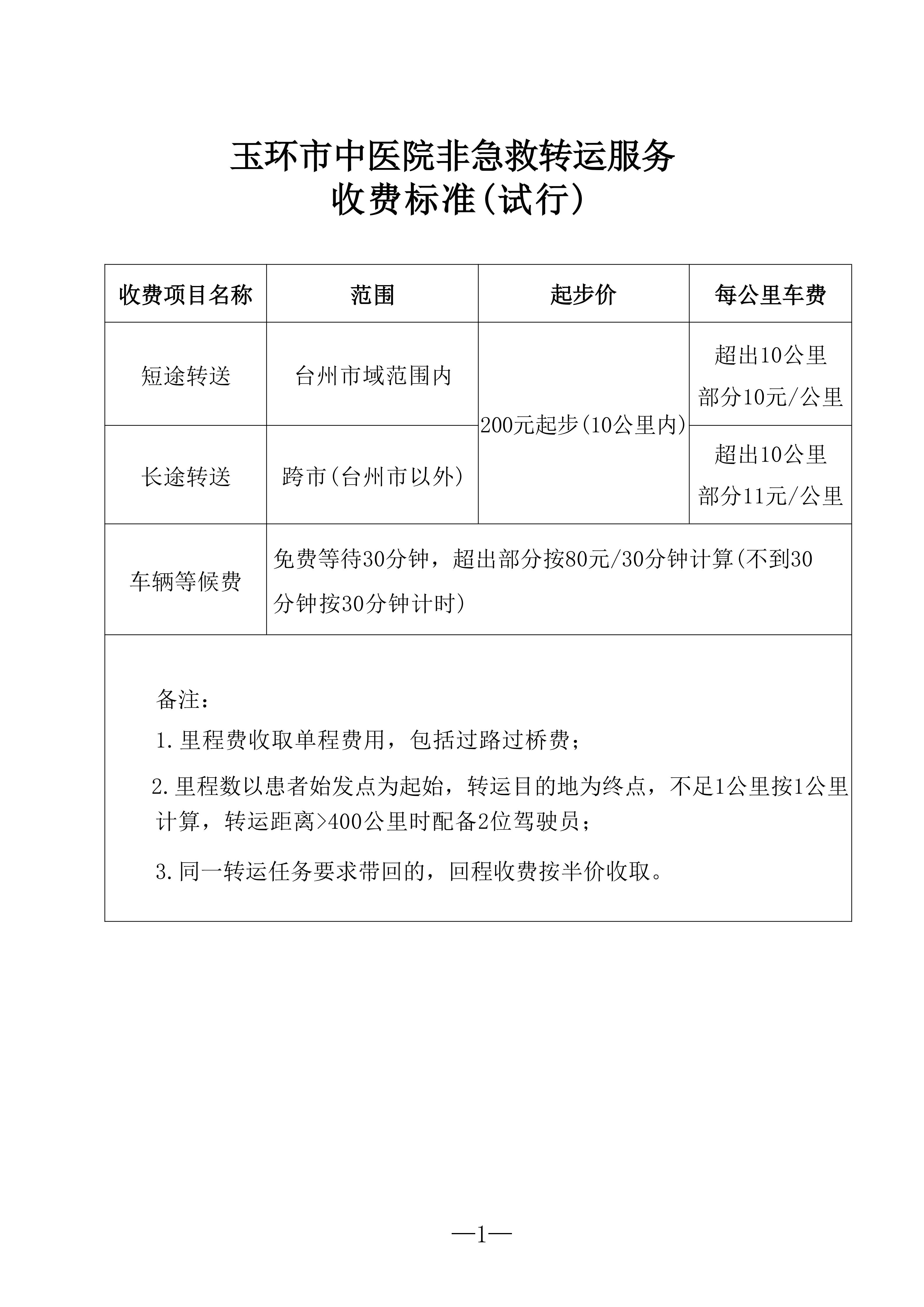玉环市中医院非急救转运服务收费标准(试行)_01.jpg